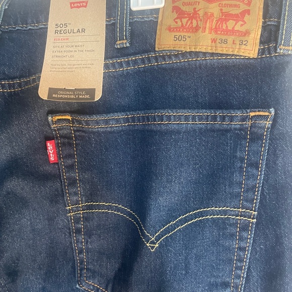 Levi's Blue Straight Jeans - Picture 4 of 8